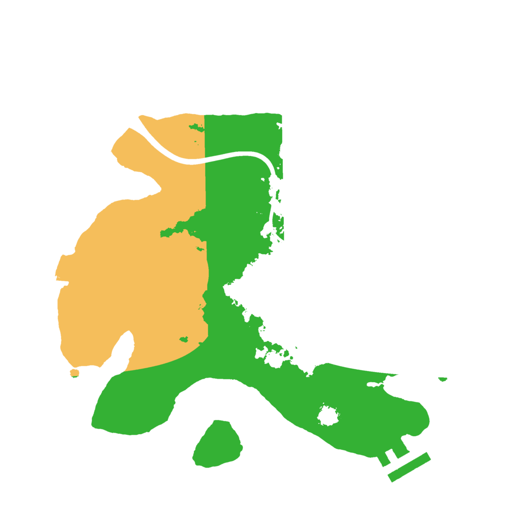 Biome Rust Map: Procedural Map, Size: 2300, Seed: 1994336869