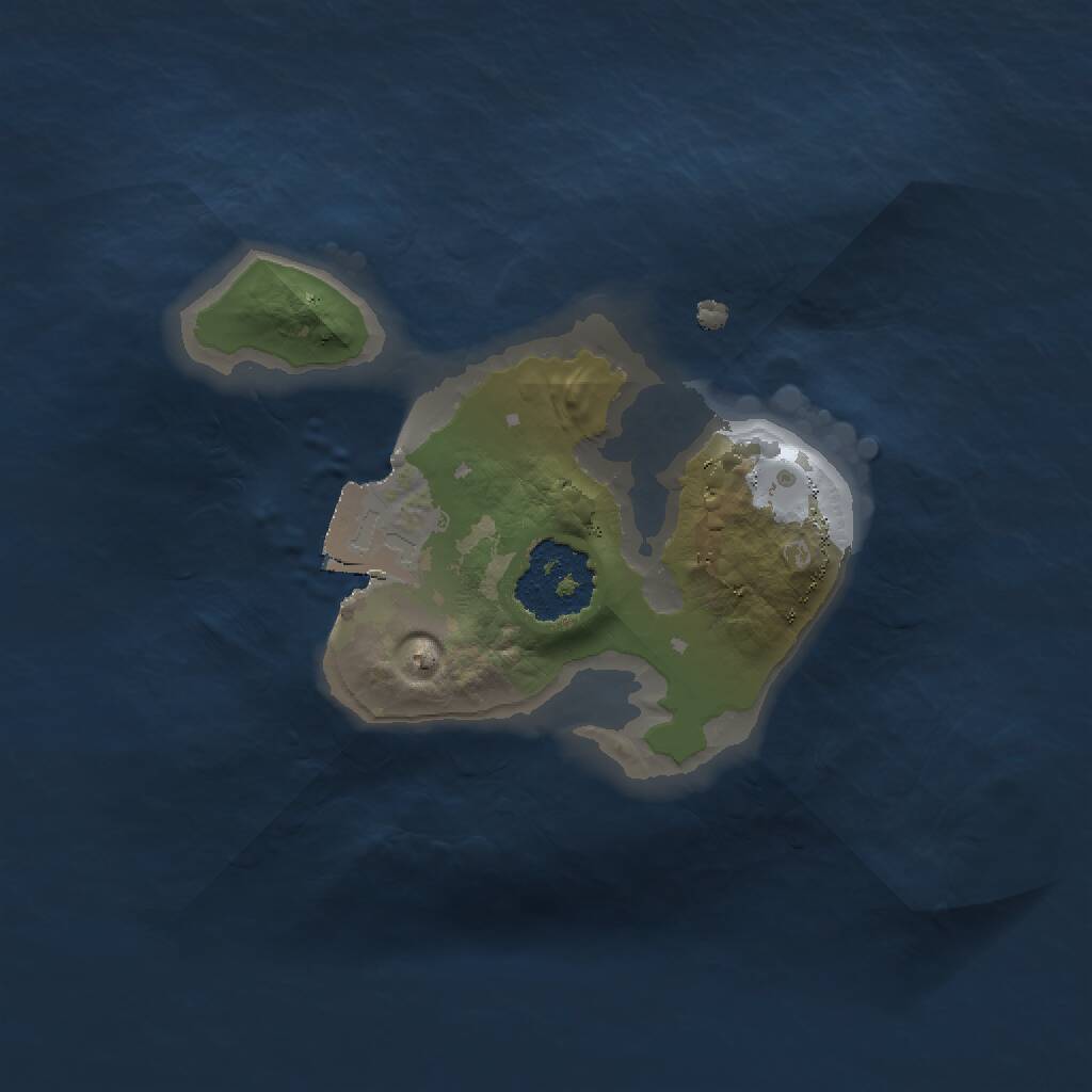 Rust Map: Procedural Map, Size: 1400, Seed: 15967, 1 Monuments