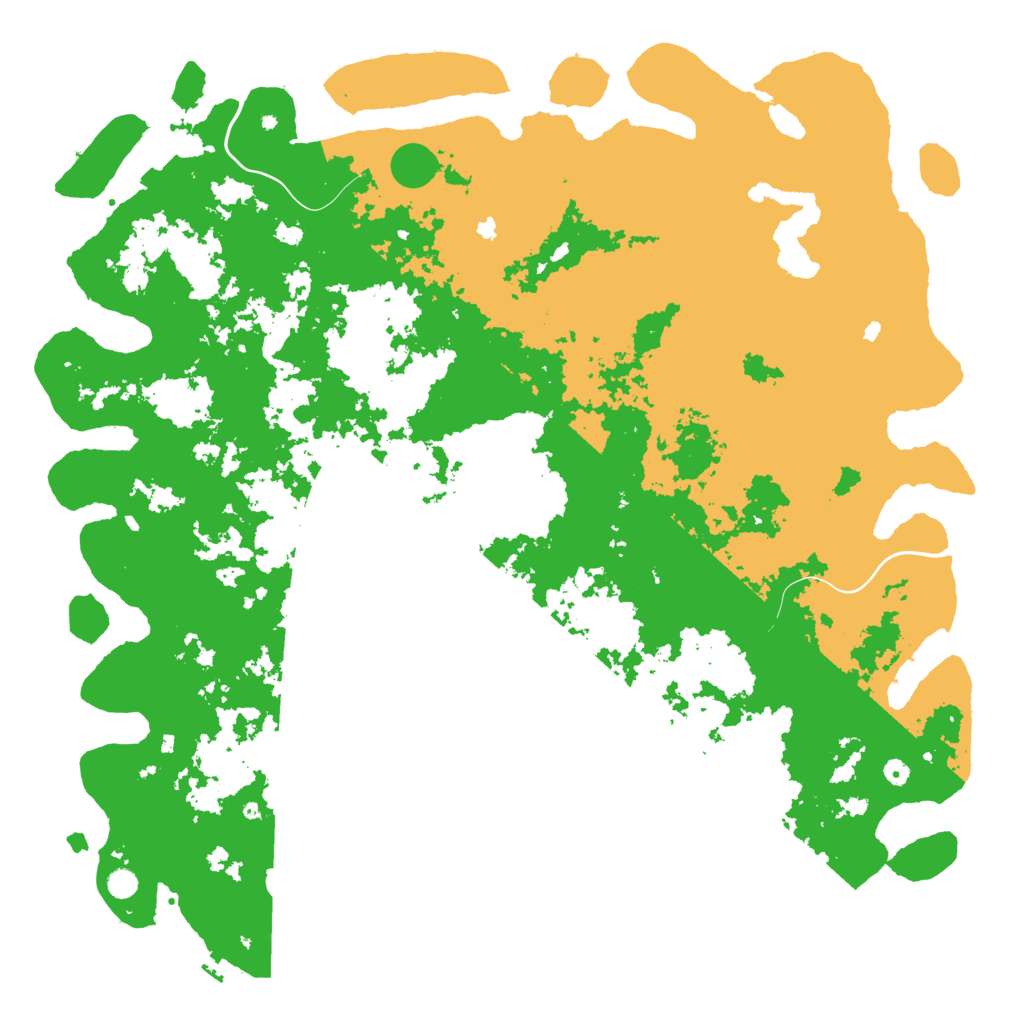 Biome Rust Map: Procedural Map, Size: 6000, Seed: 2987312