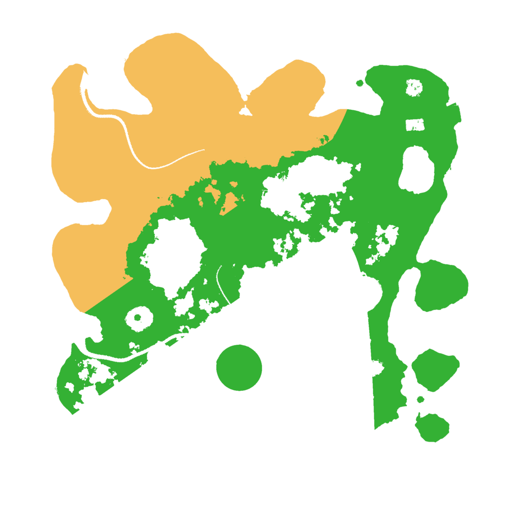 Biome Rust Map: Procedural Map, Size: 3000, Seed: 170709633
