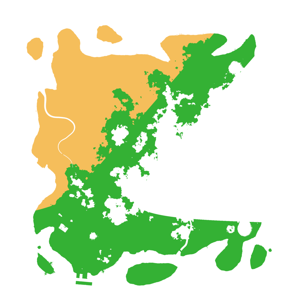 Biome Rust Map: Procedural Map, Size: 3750, Seed: 1019488164