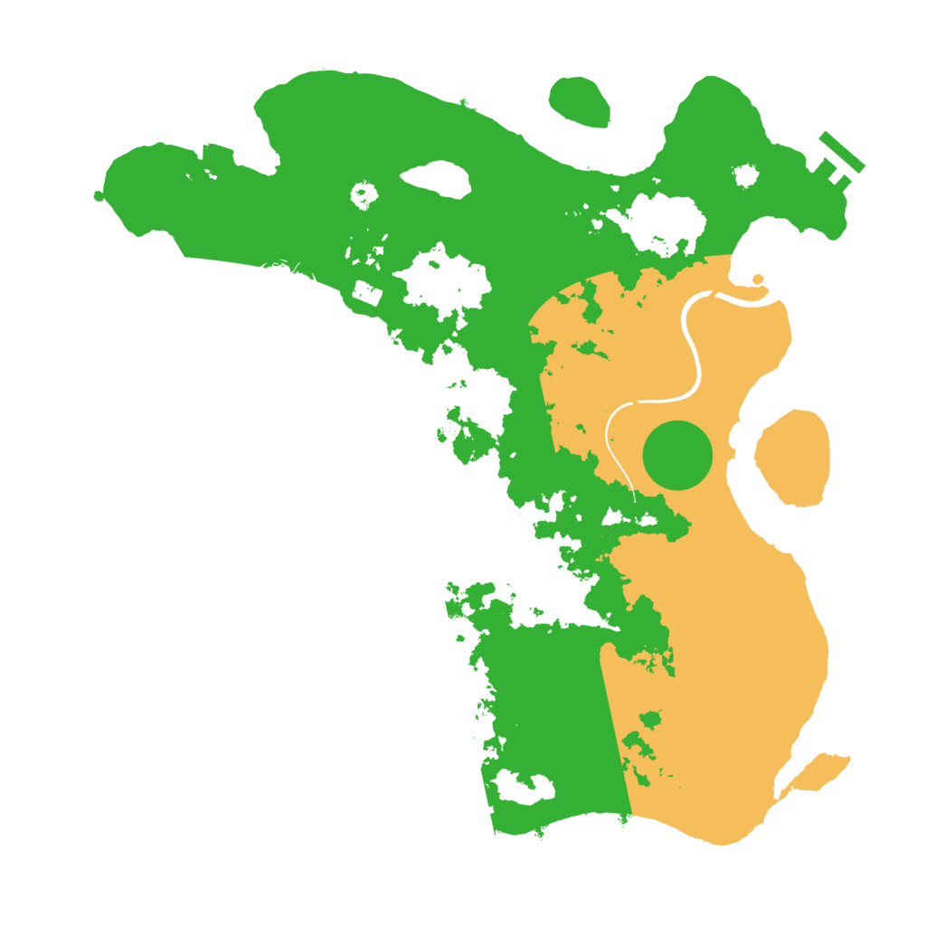 Biome Rust Map: Procedural Map, Size: 3500, Seed: 720654374