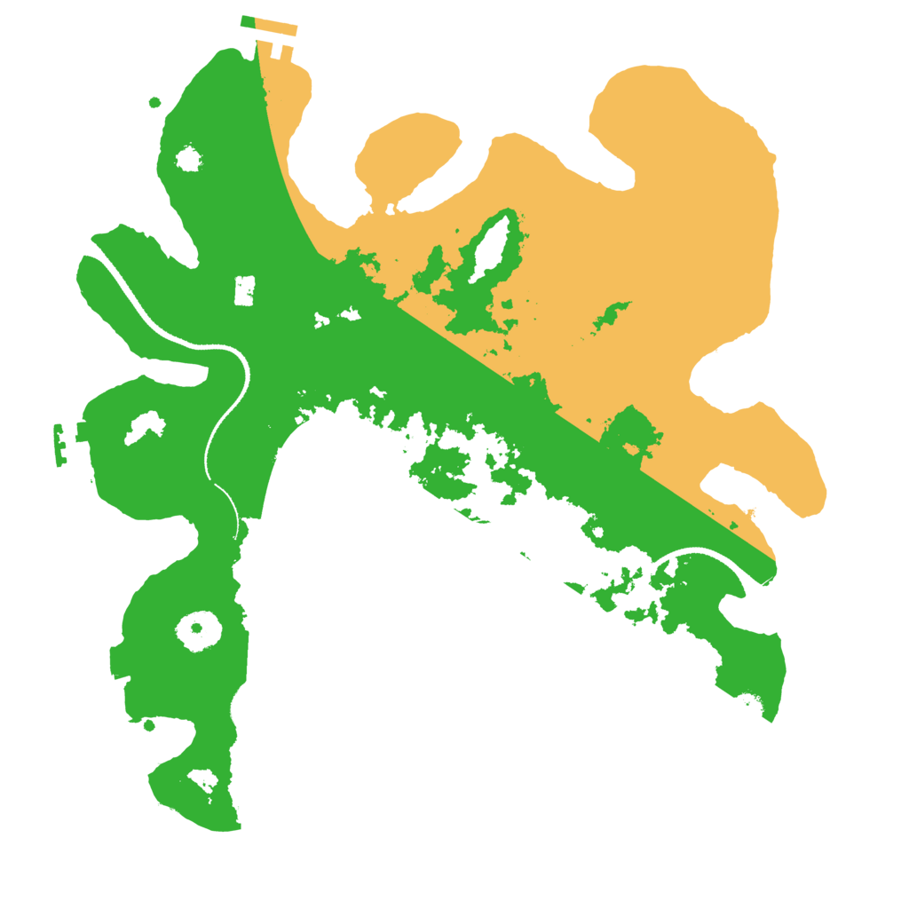 Biome Rust Map: Procedural Map, Size: 3250, Seed: 4444