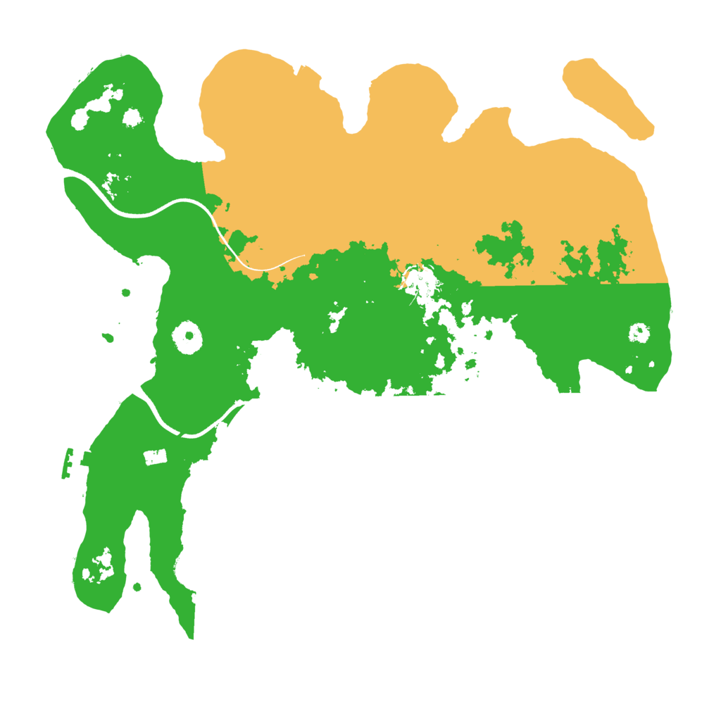 Biome Rust Map: Procedural Map, Size: 3500, Seed: 680167283