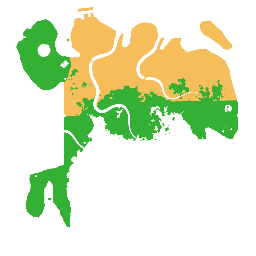 Biome Rust Map: Procedural Map, Size: 3500, Seed: 680167283