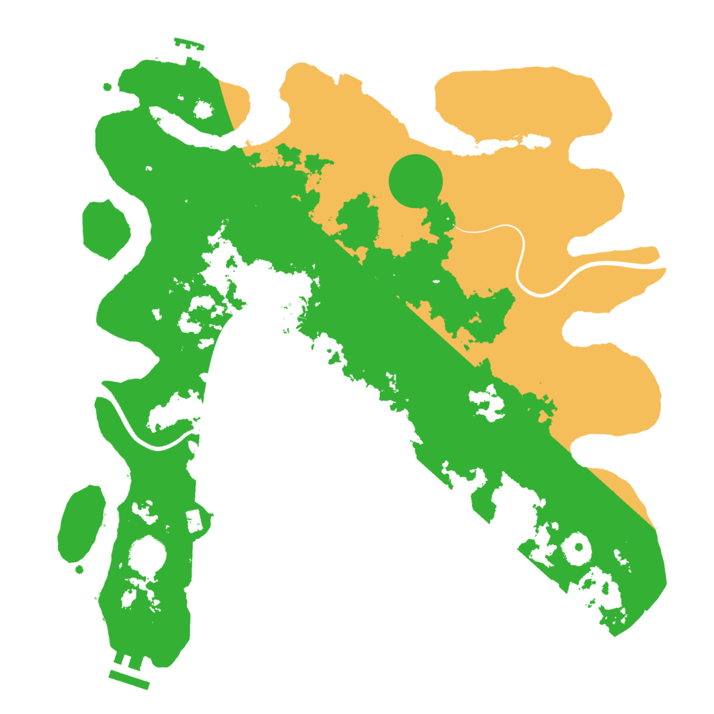 Biome Rust Map: Procedural Map, Size: 3500, Seed: 2987312