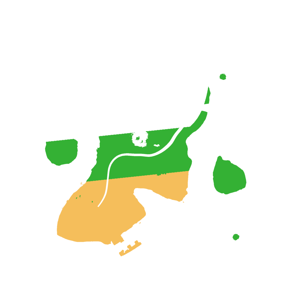 Biome Rust Map: Procedural Map, Size: 1850, Seed: 79465