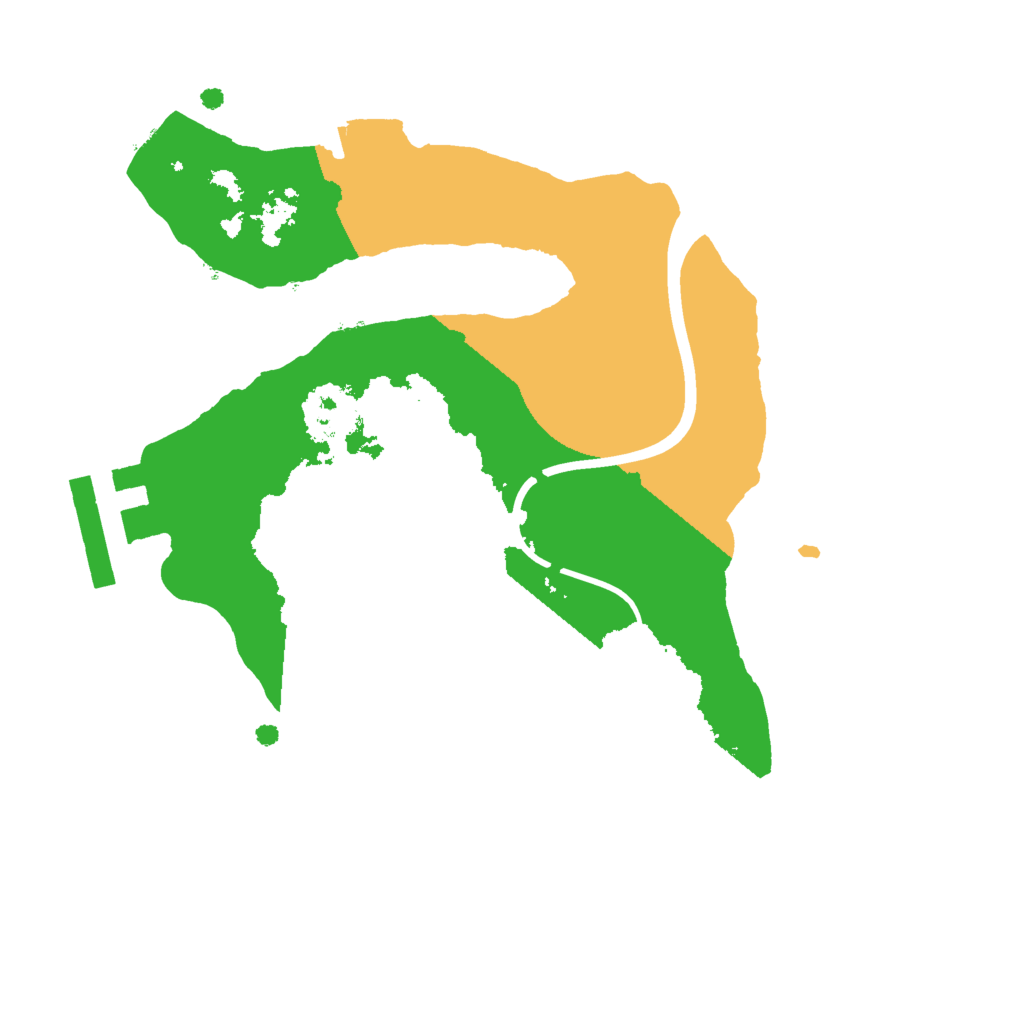 Biome Rust Map: Procedural Map, Size: 1850, Seed: 1576419