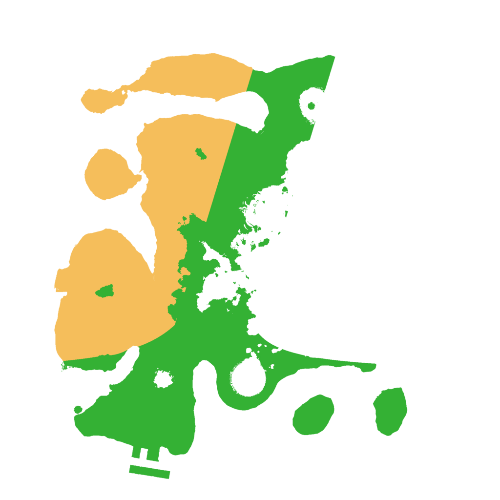 Biome Rust Map: Procedural Map, Size: 2500, Seed: 588161389