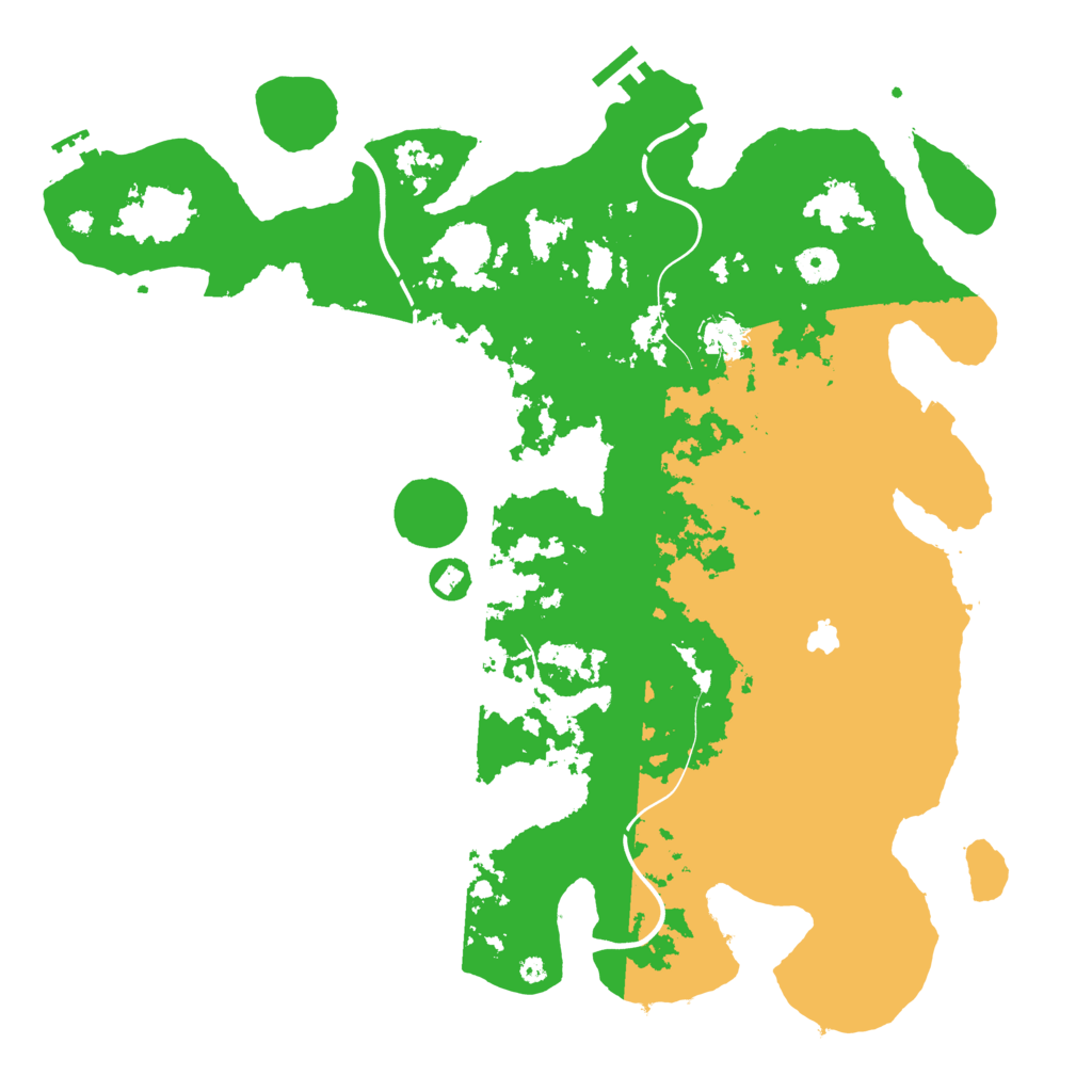 Biome Rust Map: Procedural Map, Size: 4200, Seed: 69876969