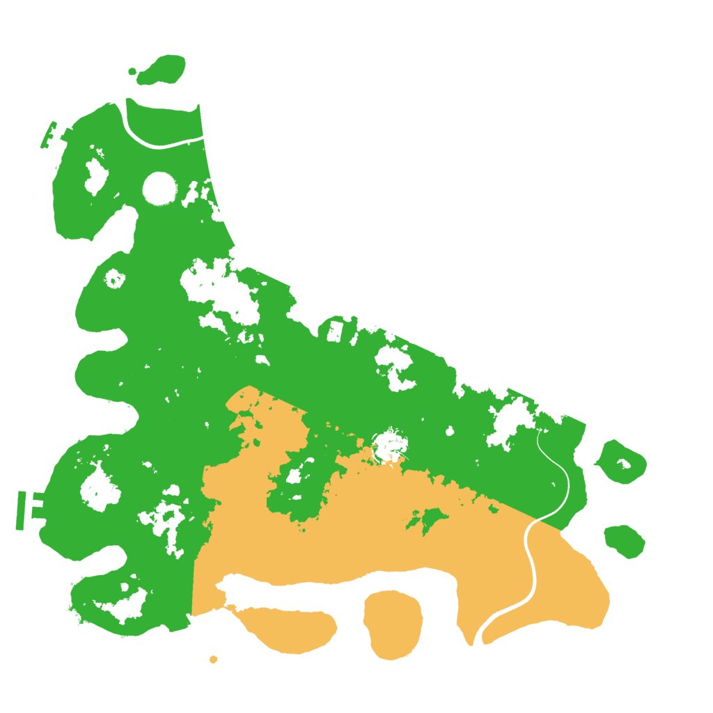 Biome Rust Map: Procedural Map, Size: 3700, Seed: 1048232153