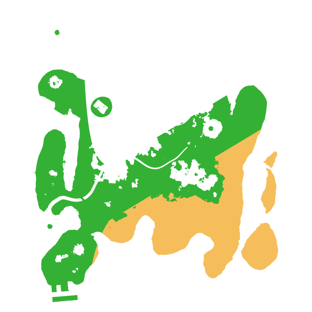 Biome Rust Map: Procedural Map, Size: 2500, Seed: 850482381