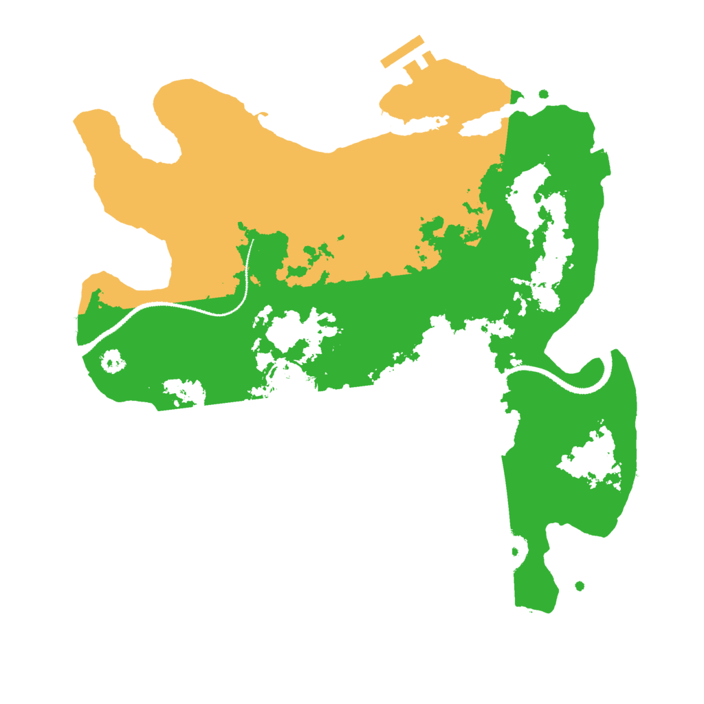 Biome Rust Map: Procedural Map, Size: 3000, Seed: 1315569956