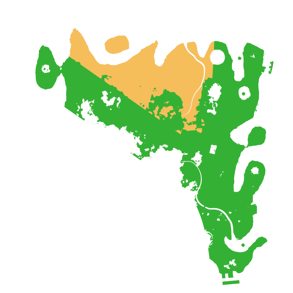 Biome Rust Map: Procedural Map, Size: 3500, Seed: 1163902037