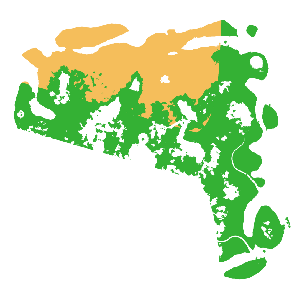 Biome Rust Map: Procedural Map, Size: 4250, Seed: 30863