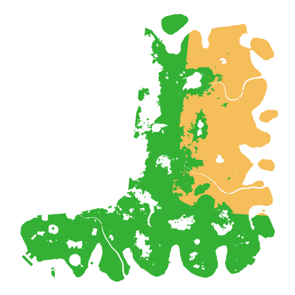 Biome Rust Map: Procedural Map, Size: 4500, Seed: 14523