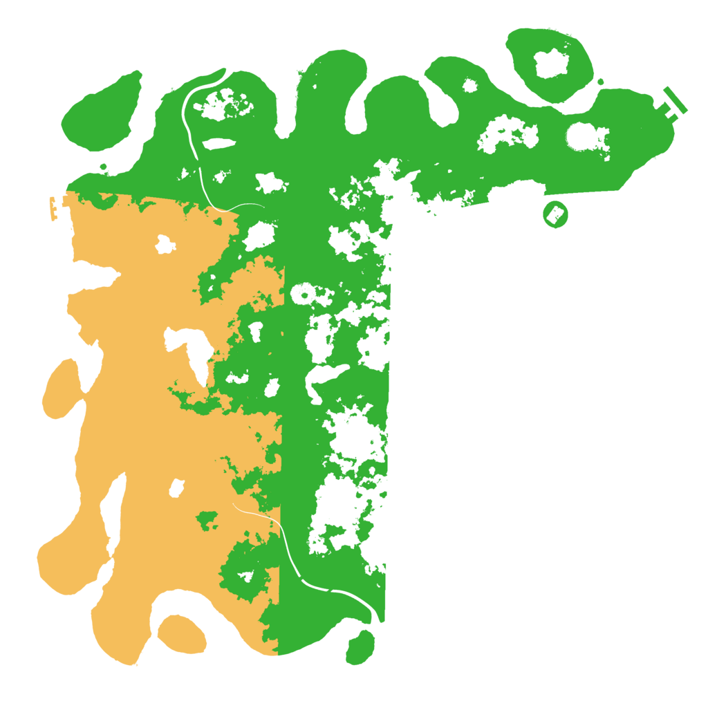 Biome Rust Map: Procedural Map, Size: 4500, Seed: 2130100519