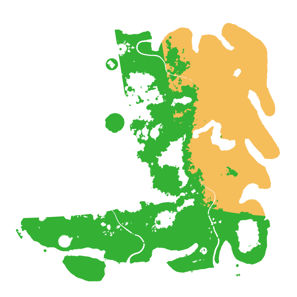 Biome Rust Map: Procedural Map, Size: 4250, Seed: 791984305