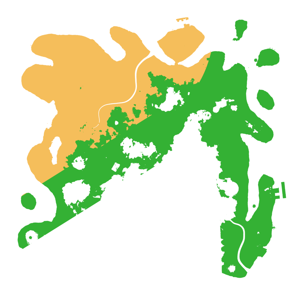 Biome Rust Map: Procedural Map, Size: 3750, Seed: 13372