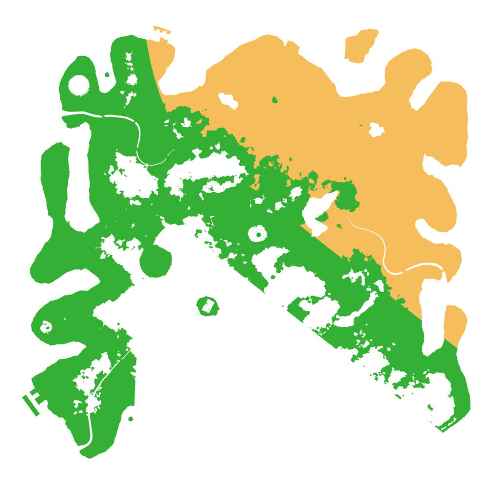Biome Rust Map: Procedural Map, Size: 4250, Seed: 1440600007