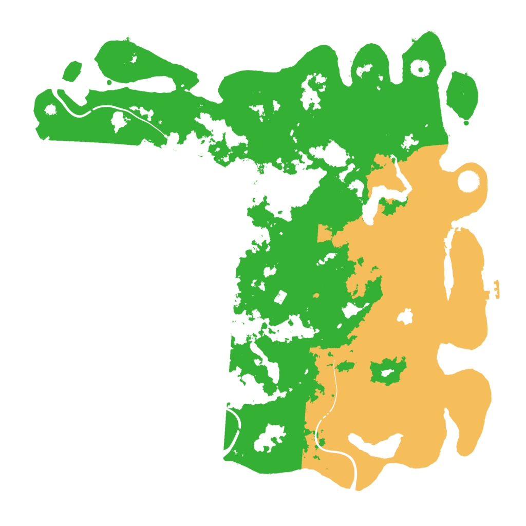 Biome Rust Map: Procedural Map, Size: 4250, Seed: 1208192545