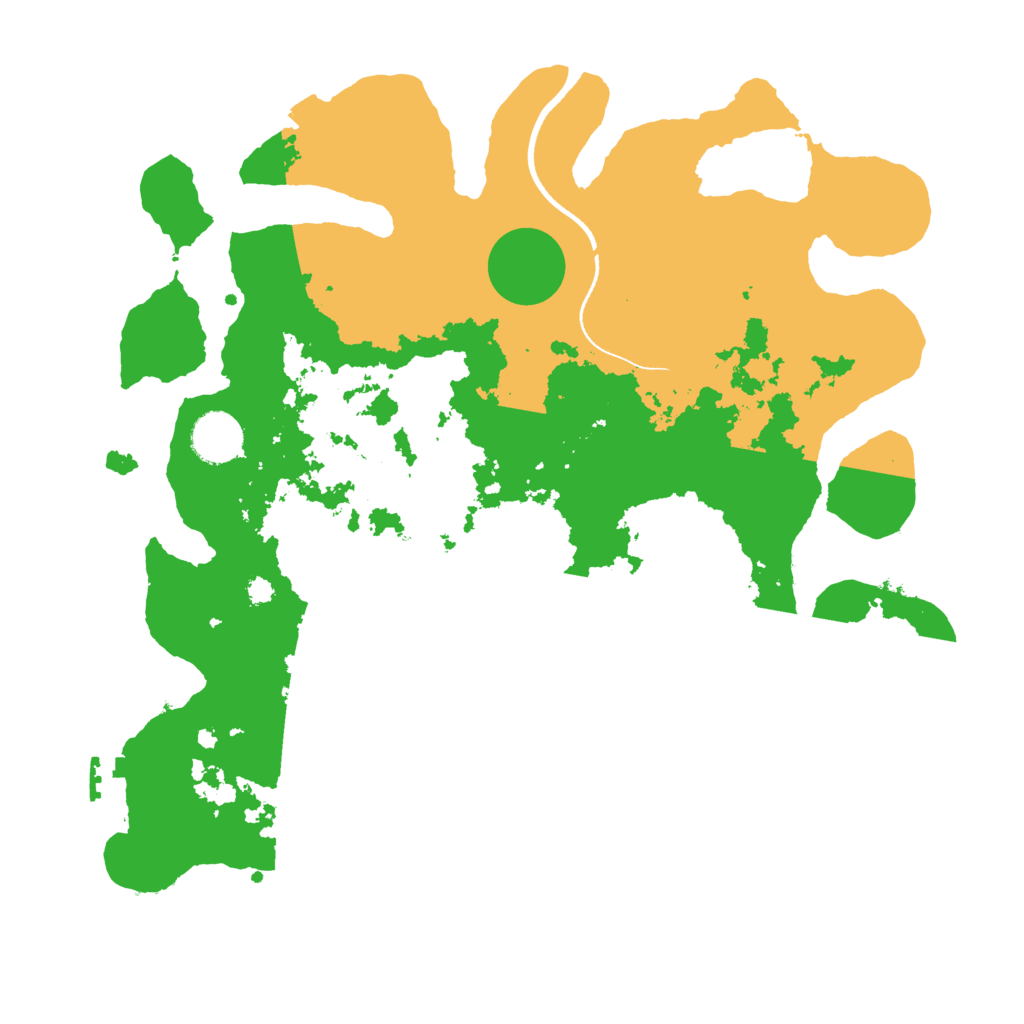 Biome Rust Map: Procedural Map, Size: 3500, Seed: 922318932