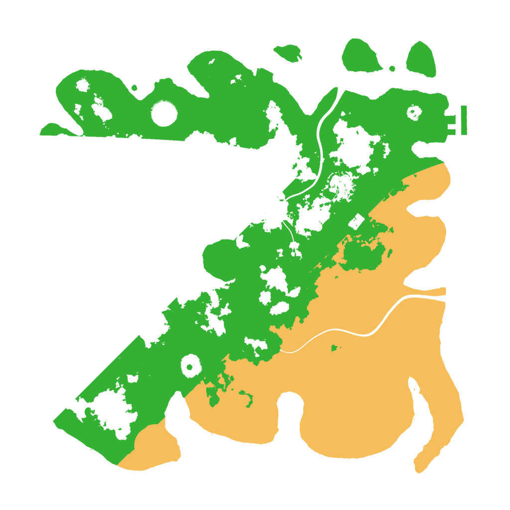 Biome Rust Map: Procedural Map, Size: 3500, Seed: 858531187