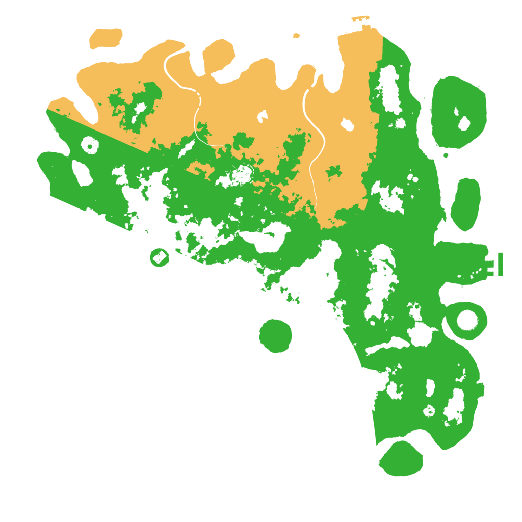 Biome Rust Map: Procedural Map, Size: 4500, Seed: 1293530661