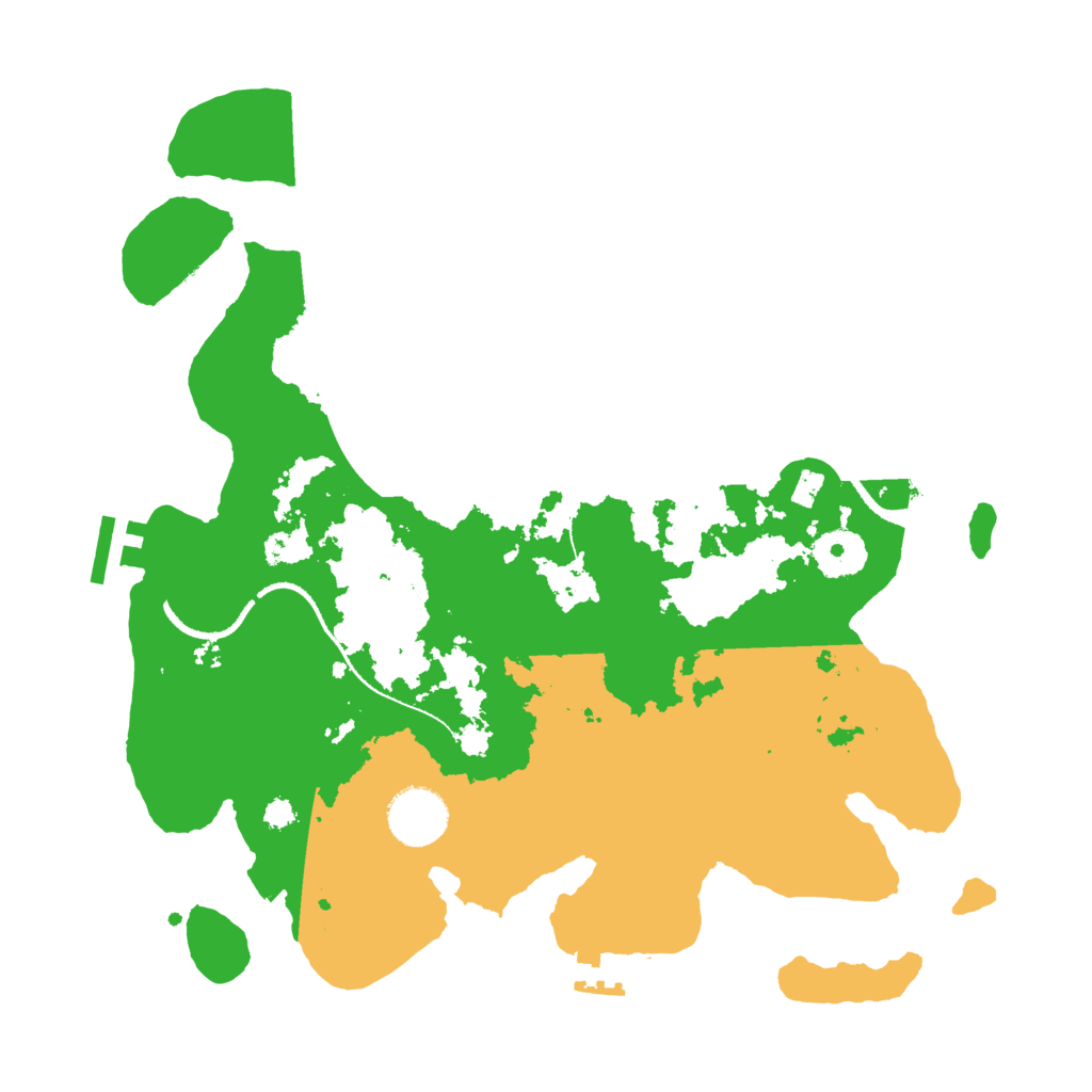 Biome Rust Map: Procedural Map, Size: 3250, Seed: 546399798