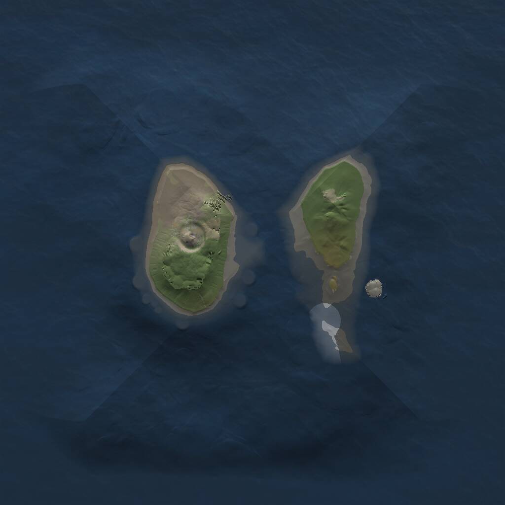 Rust Map: Procedural Map, Size: 1150, Seed: 2453878, 1 Monuments