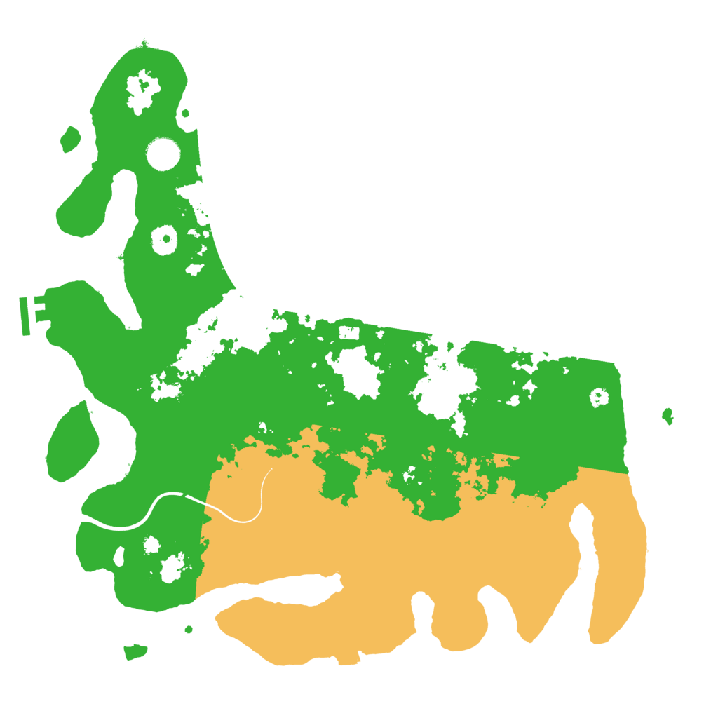 Biome Rust Map: Procedural Map, Size: 3800, Seed: 1923563577