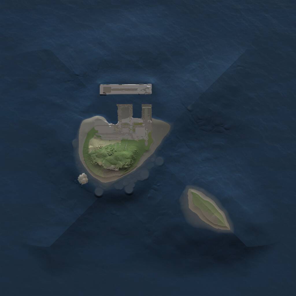 Rust Map: Procedural Map, Size: 1150, Seed: 7453878, 2 Monuments