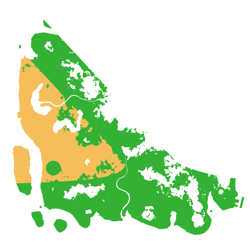 Biome Rust Map: Procedural Map, Size: 4500, Seed: 890728286