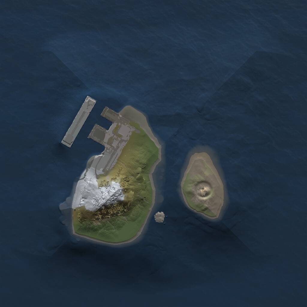 Rust Map: Procedural Map, Size: 1150, Seed: 98524999, 2 Monuments