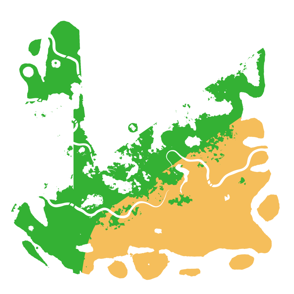 Biome Rust Map: Procedural Map, Size: 5000, Seed: 714525