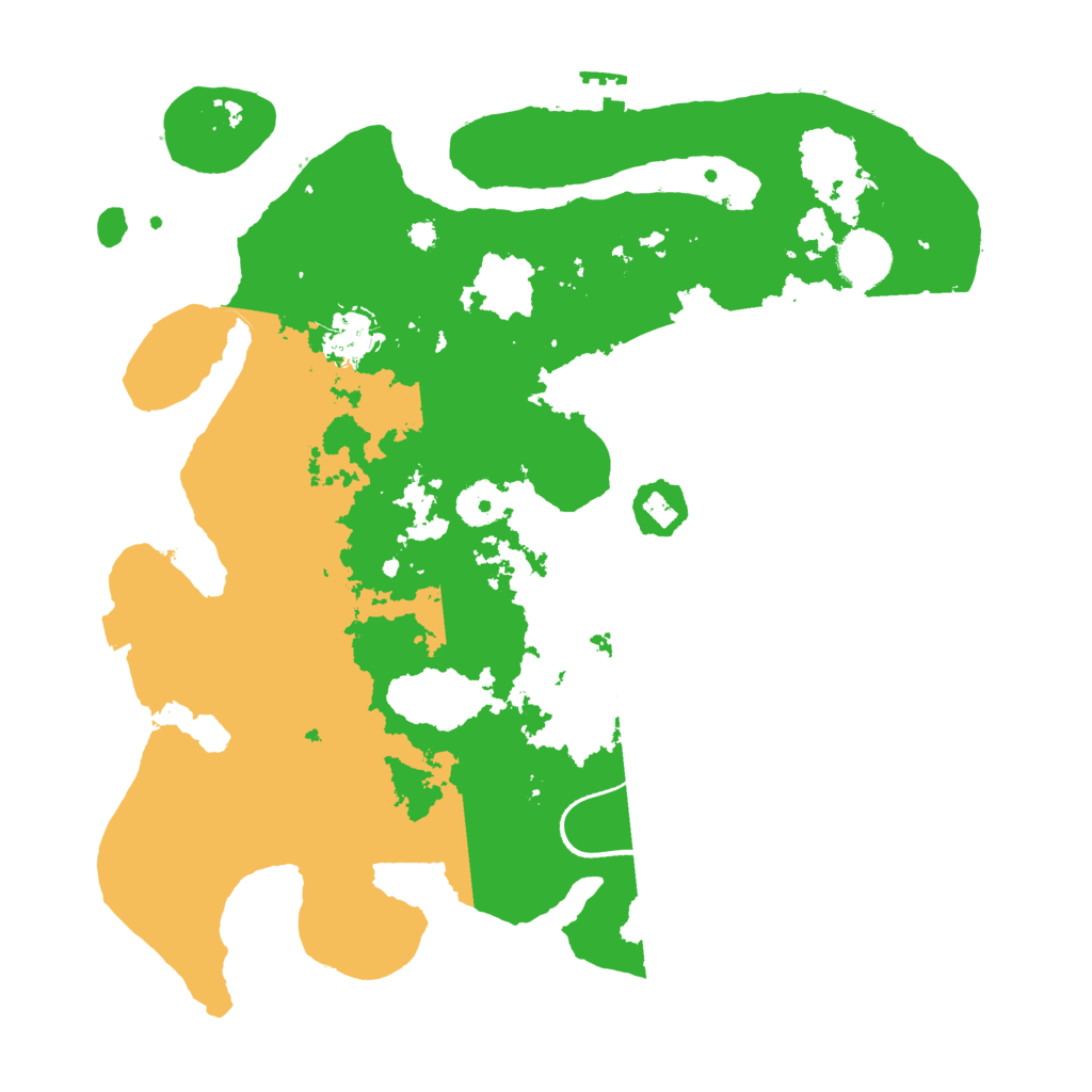 Biome Rust Map: Procedural Map, Size: 3500, Seed: 27111978