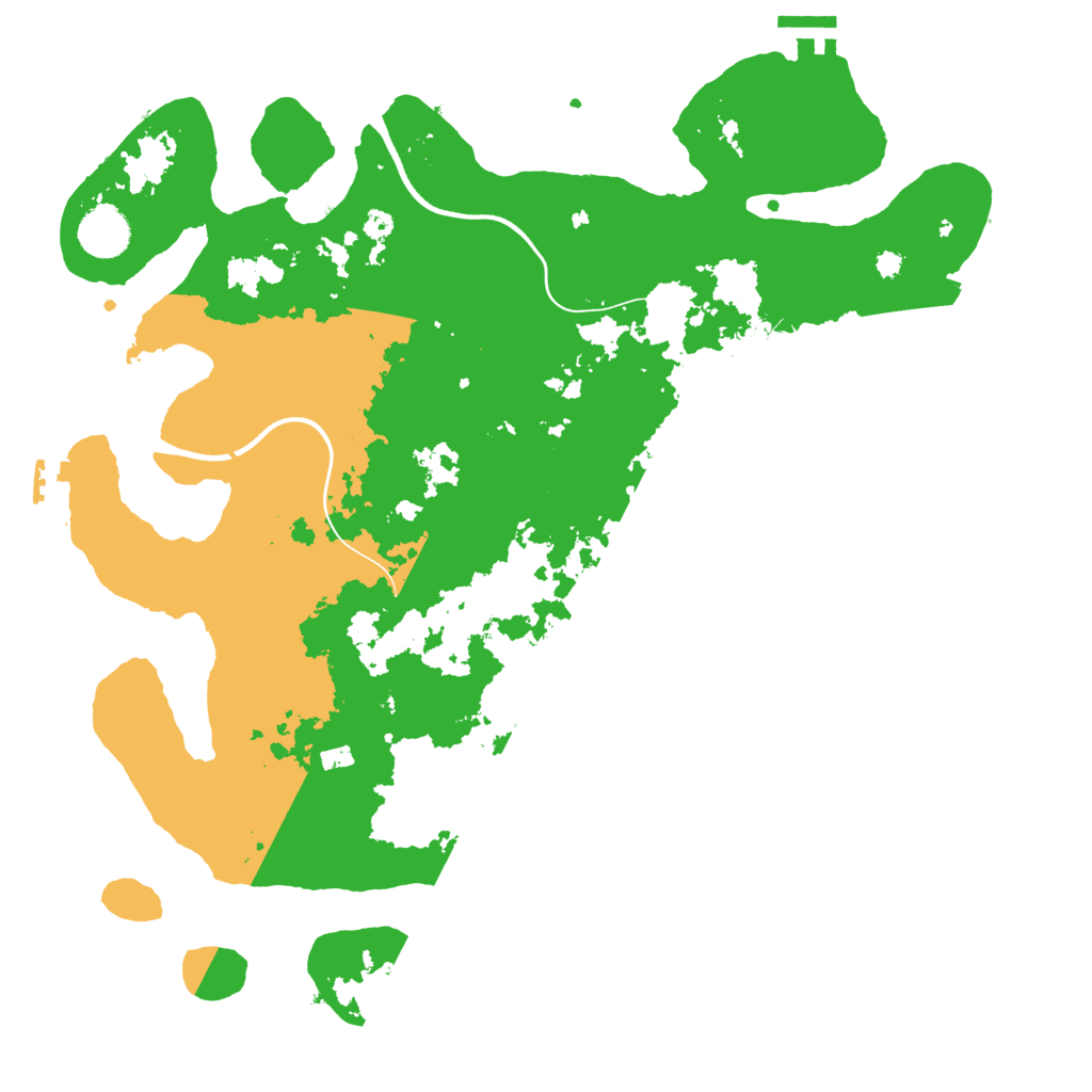 Biome Rust Map: Procedural Map, Size: 3750, Seed: 398431230