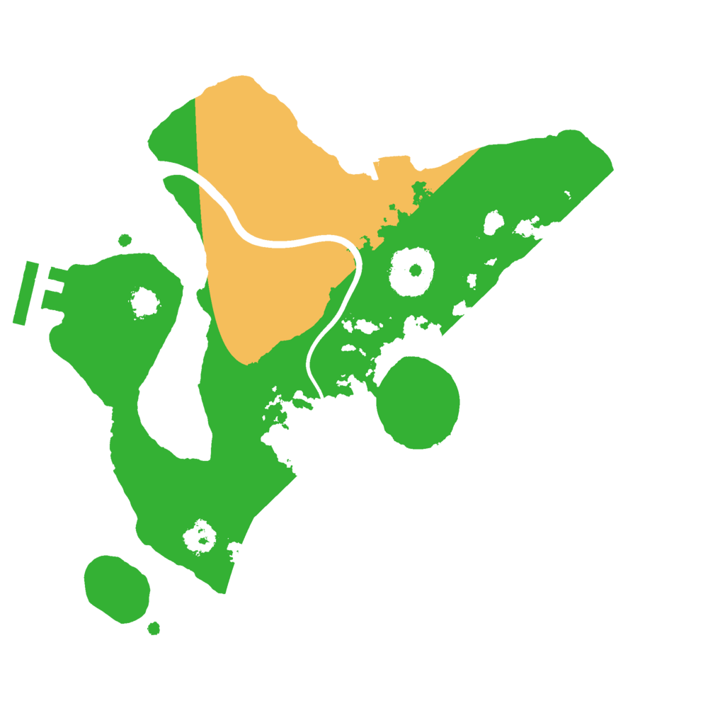 Biome Rust Map: Procedural Map, Size: 2300, Seed: 387808816