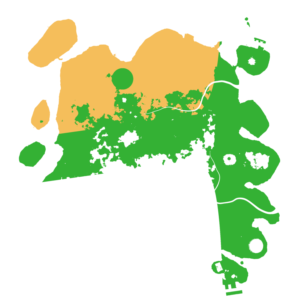 Biome Rust Map: Procedural Map, Size: 3750, Seed: 1095905572