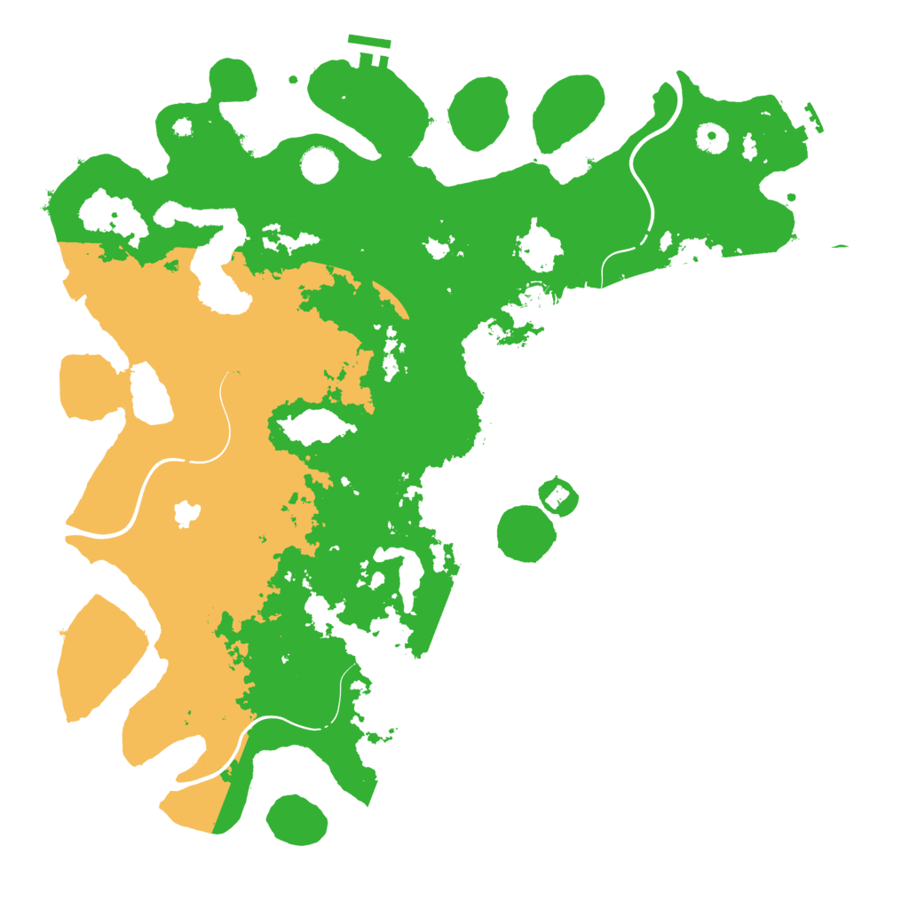 Biome Rust Map: Procedural Map, Size: 4300, Seed: 216061595