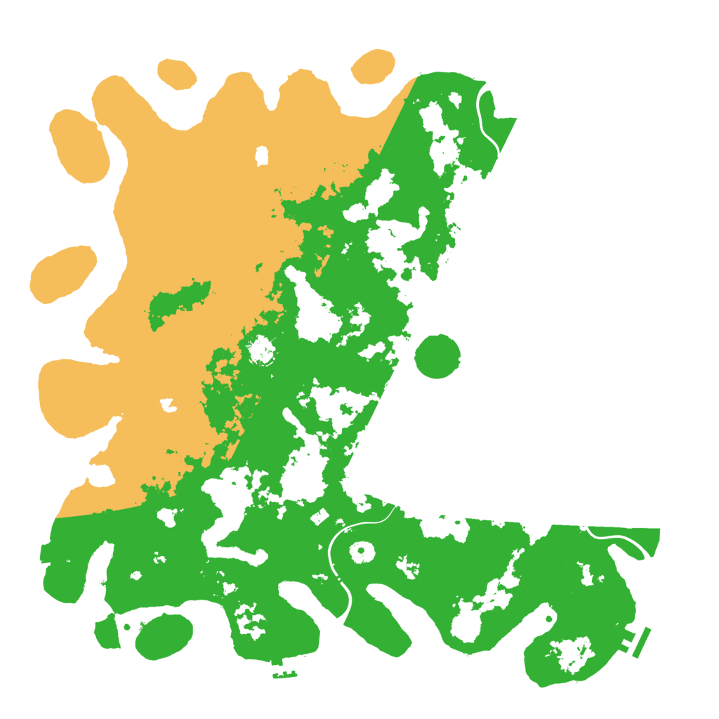Biome Rust Map: Procedural Map, Size: 4500, Seed: 484882778