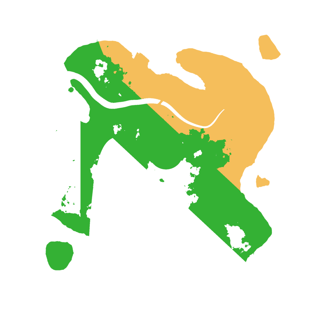 Biome Rust Map: Procedural Map, Size: 2500, Seed: 1786945745