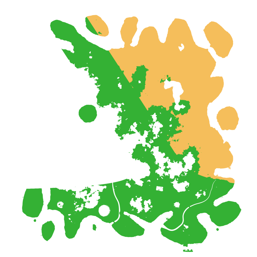 Biome Rust Map: Procedural Map, Size: 4000, Seed: 544124837