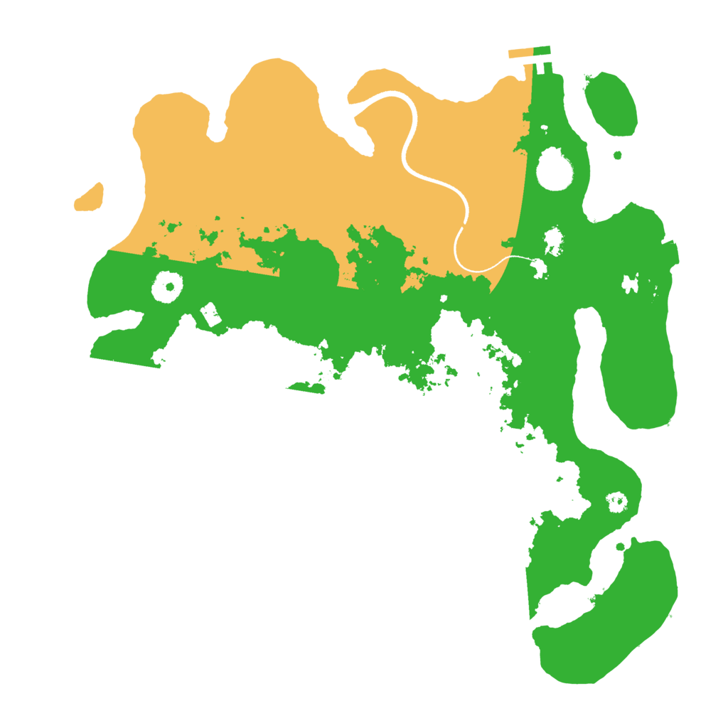 Biome Rust Map: Procedural Map, Size: 3500, Seed: 2146195695