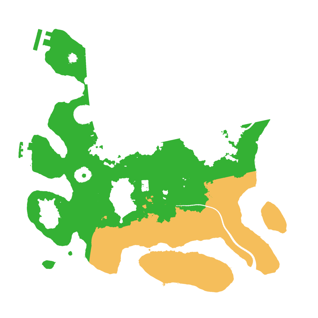 Biome Rust Map: Procedural Map, Size: 3000, Seed: 1694490681