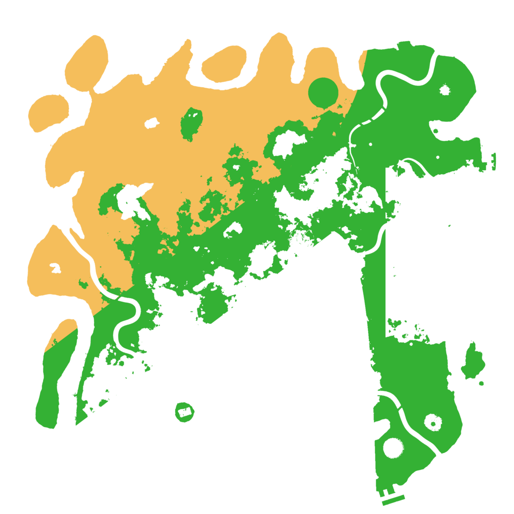 Biome Rust Map: Procedural Map, Size: 4500, Seed: 1728372730