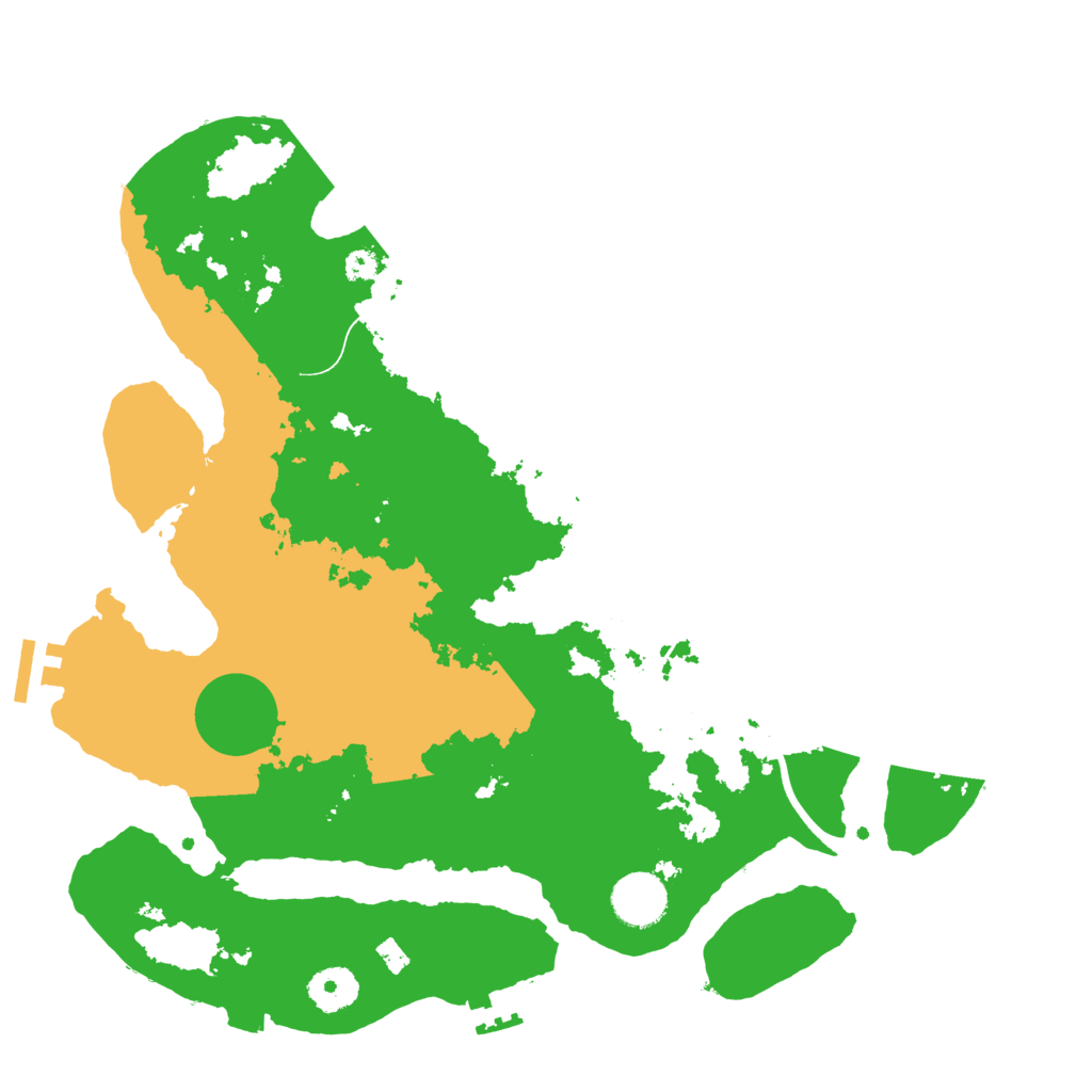 Biome Rust Map: Procedural Map, Size: 3500, Seed: 1388038710