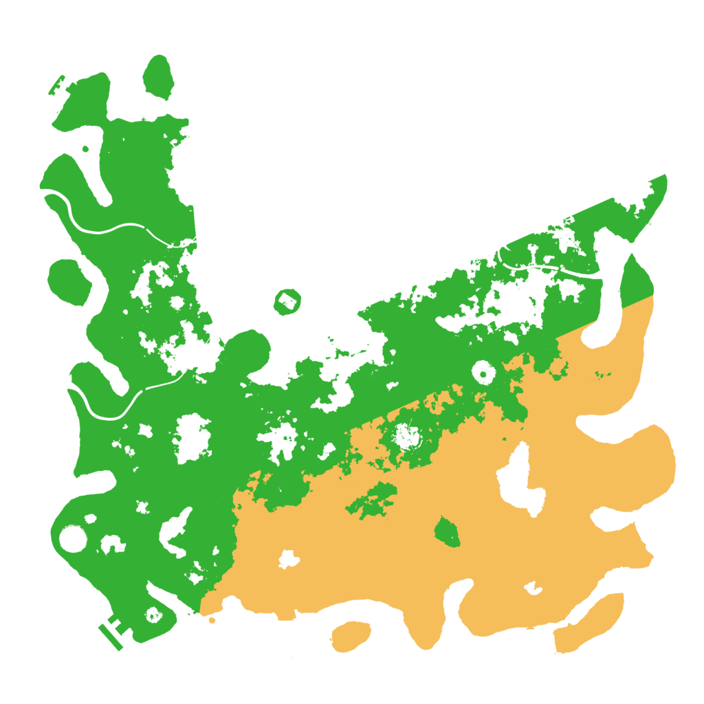 Biome Rust Map: Procedural Map, Size: 4500, Seed: 2050137322