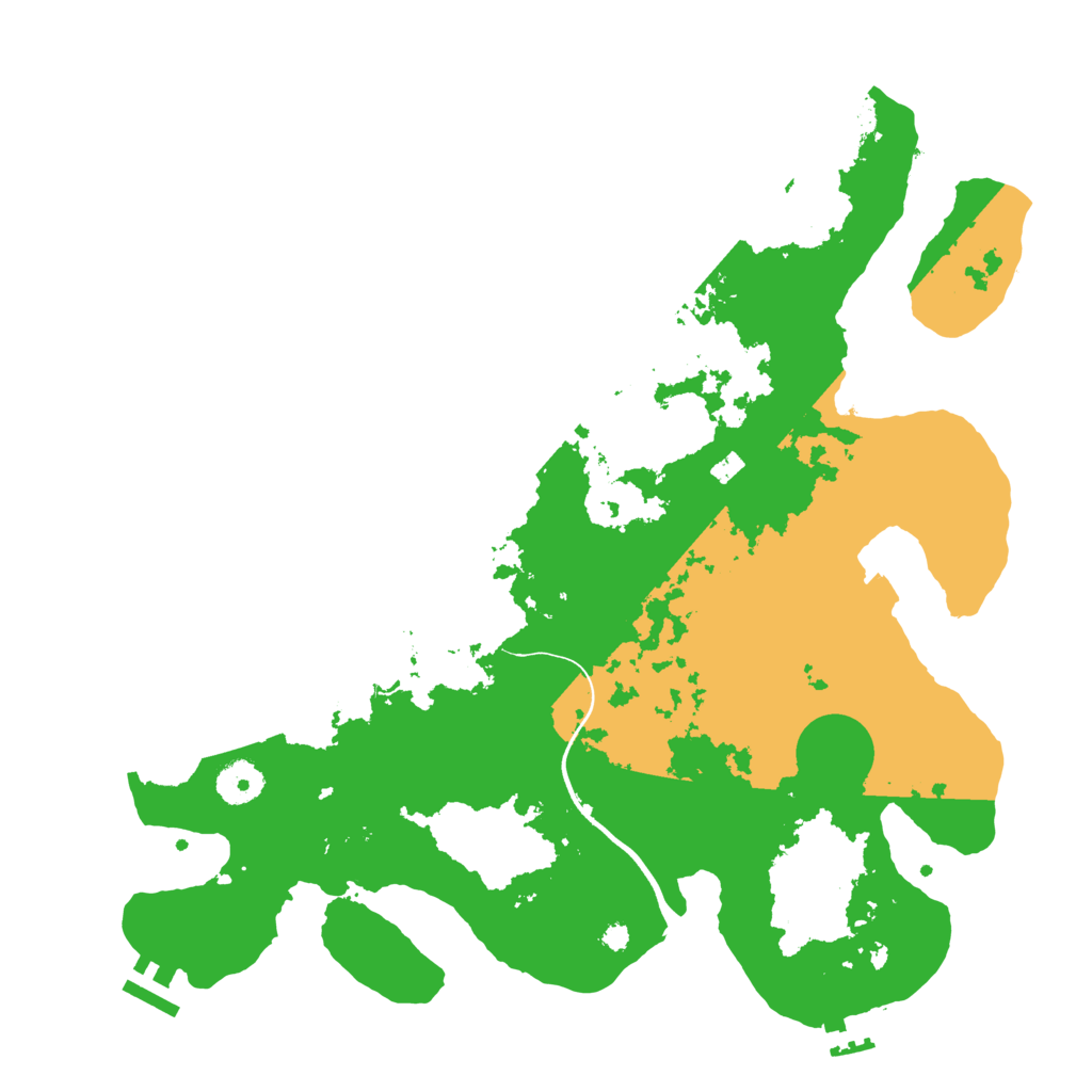 Biome Rust Map: Procedural Map, Size: 3700, Seed: 1442604964
