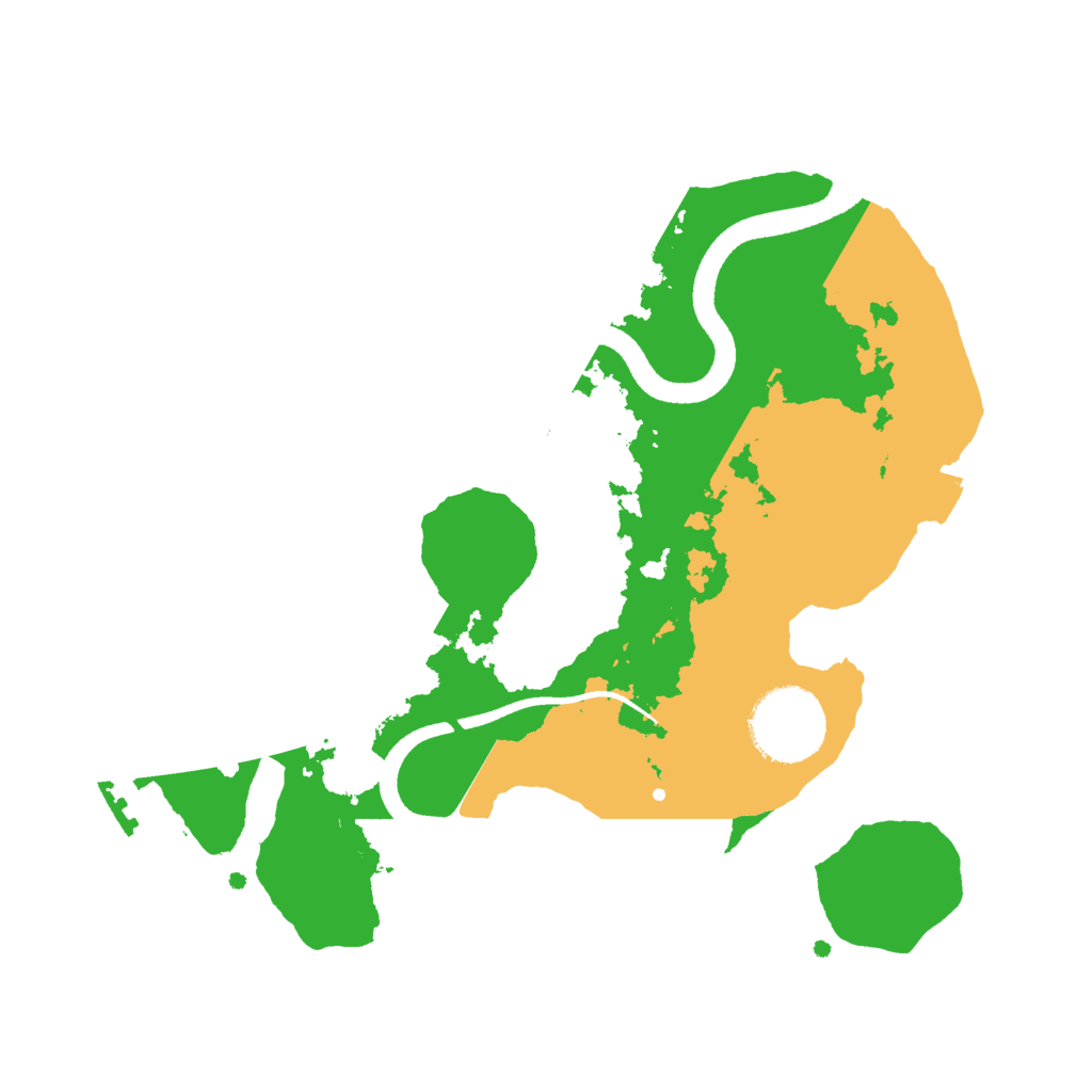 Biome Rust Map: Procedural Map, Size: 2555, Seed: 8